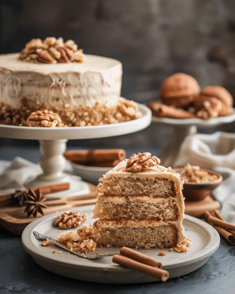 Walnut Cinnamon Cake (Gluten‑Free)
