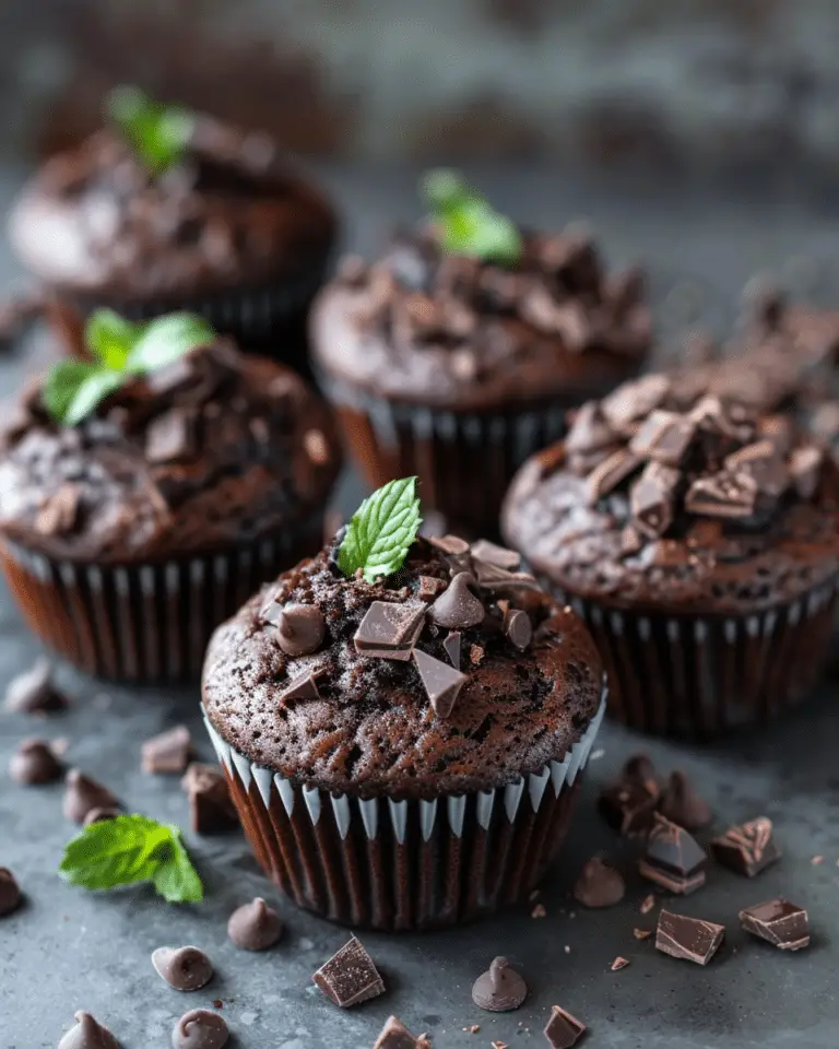 Chocolate Spinach Muffins