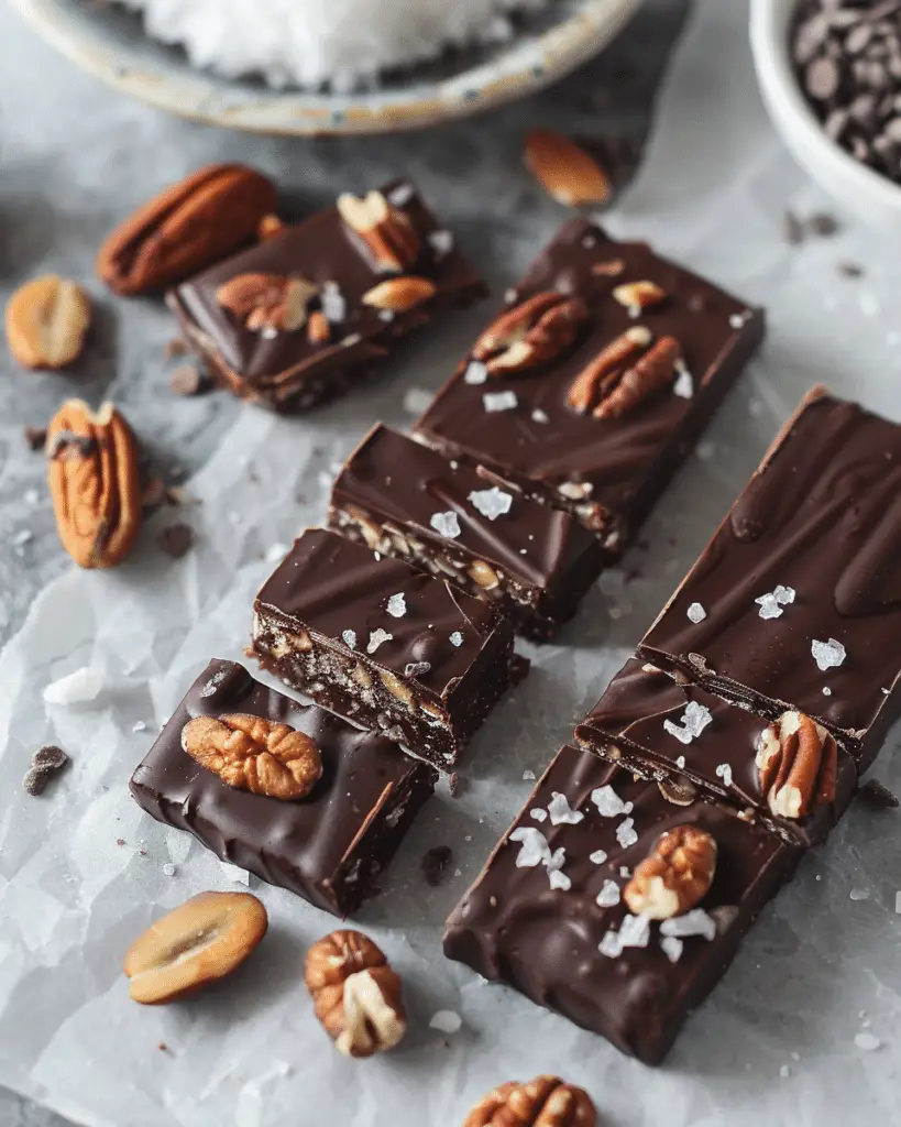 Best Dark Chocolate and Sea Salt Nut Bars