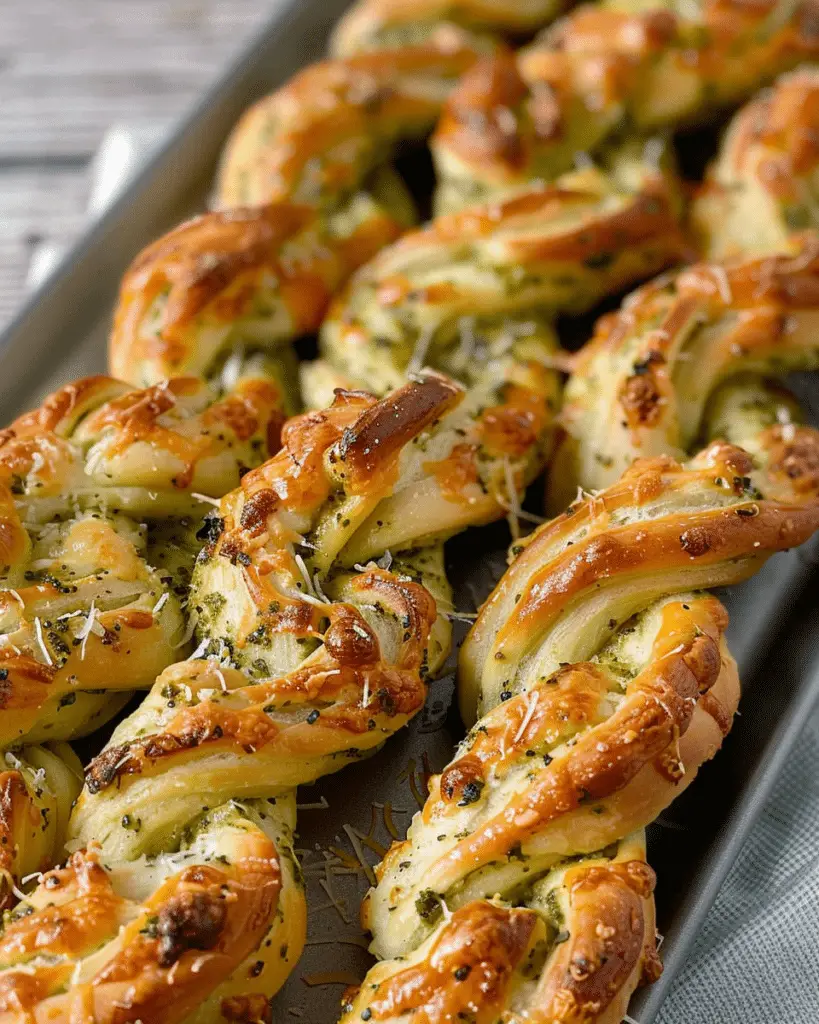 Cheese & Pesto Twists