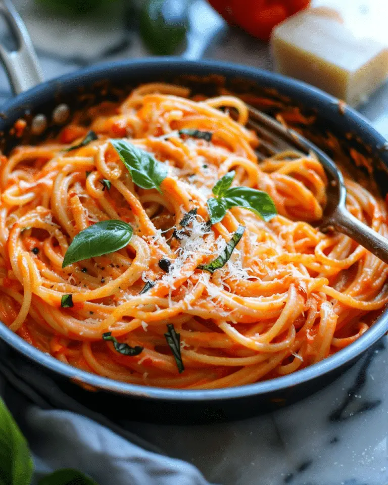 Creamy Roasted Red Pepper Pasta