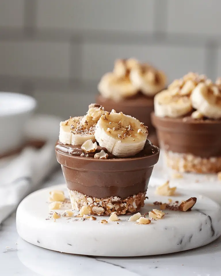 Banana Fudge Cups