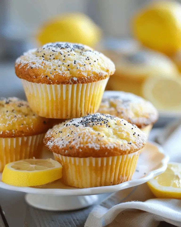 Irresistible Lemon Poppy Seed Muffins