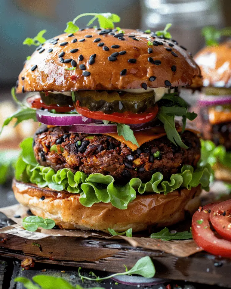 Easiest‑Ever Black Bean Burgers
