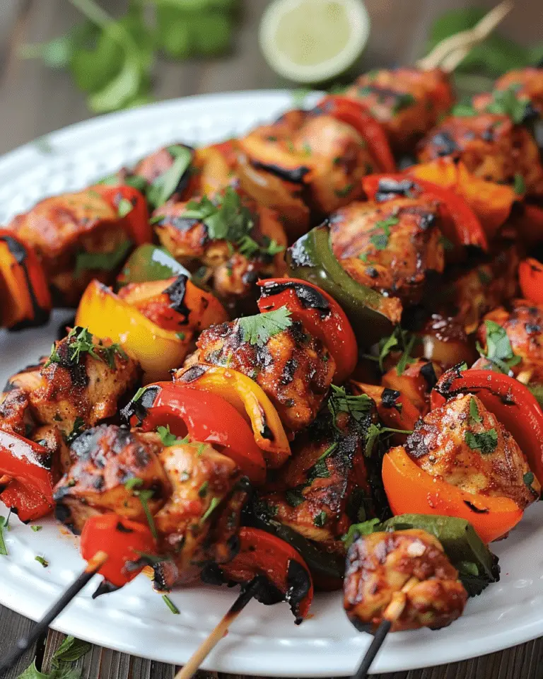 Fajita Chicken Kabobs