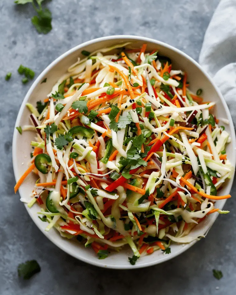 Cajun Honey Jalapeño Slaw