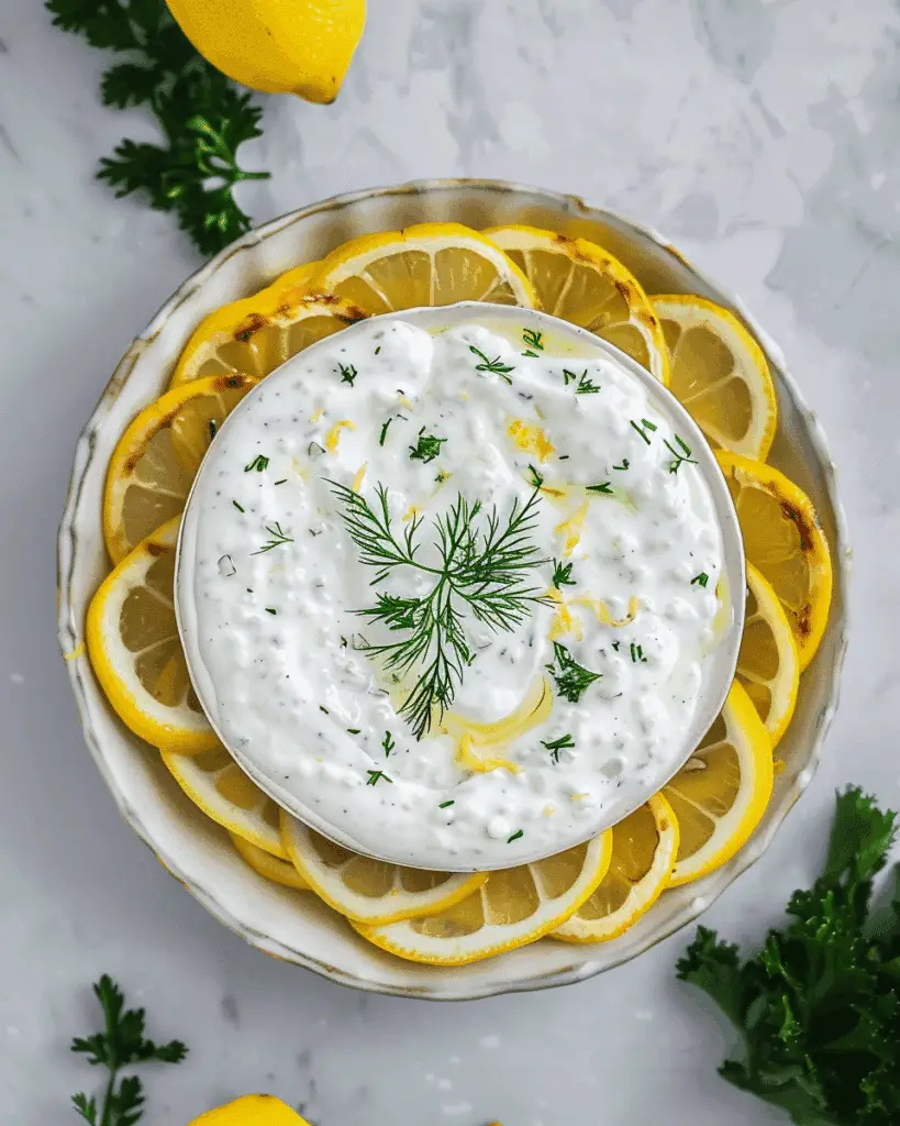 Lemon Herb Yogurt Dip