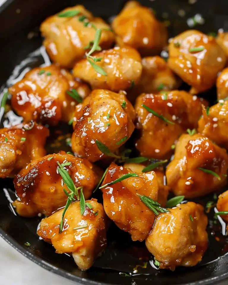 Best Honey Garlic Chicken Bites