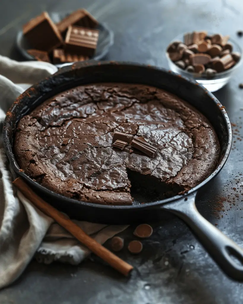 Healthy Brownie Skillet Recipe