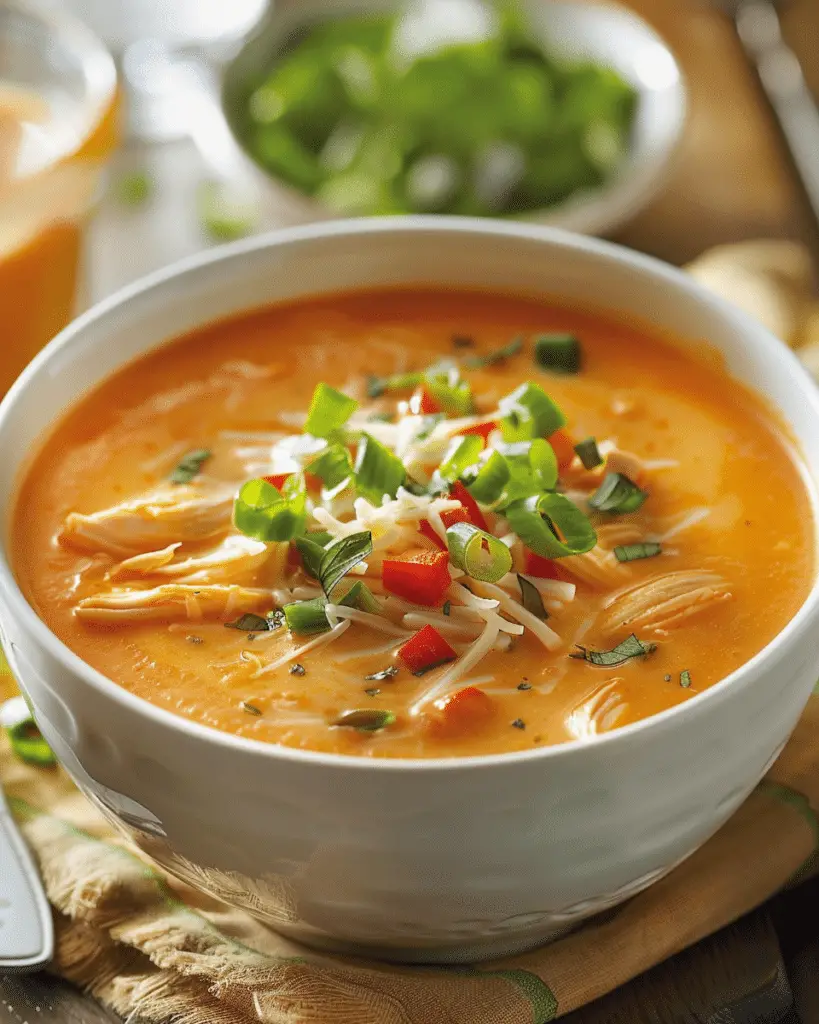 Spicy Buffalo Chicken Soup