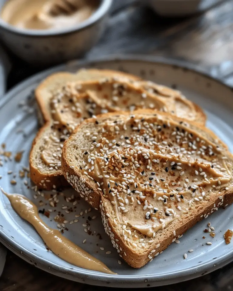 Tahini and Honey Toasts