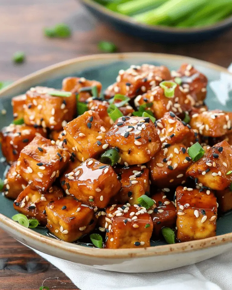 Crispy Sesame Tofu (Air Fried or Baked)