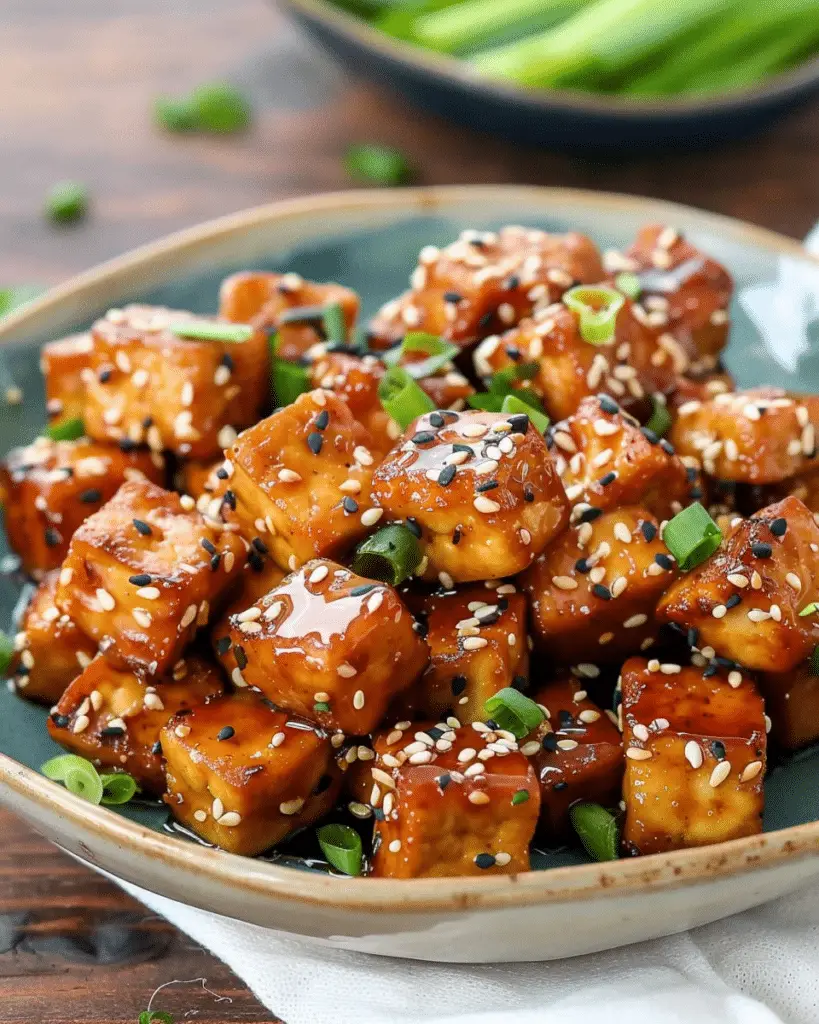 Crispy Sesame Tofu (Air Fried or Baked)