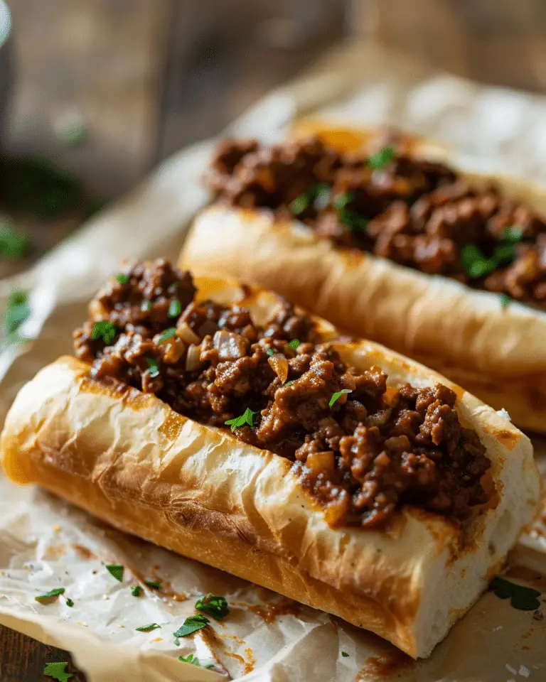 French Bread Sloppy Joe