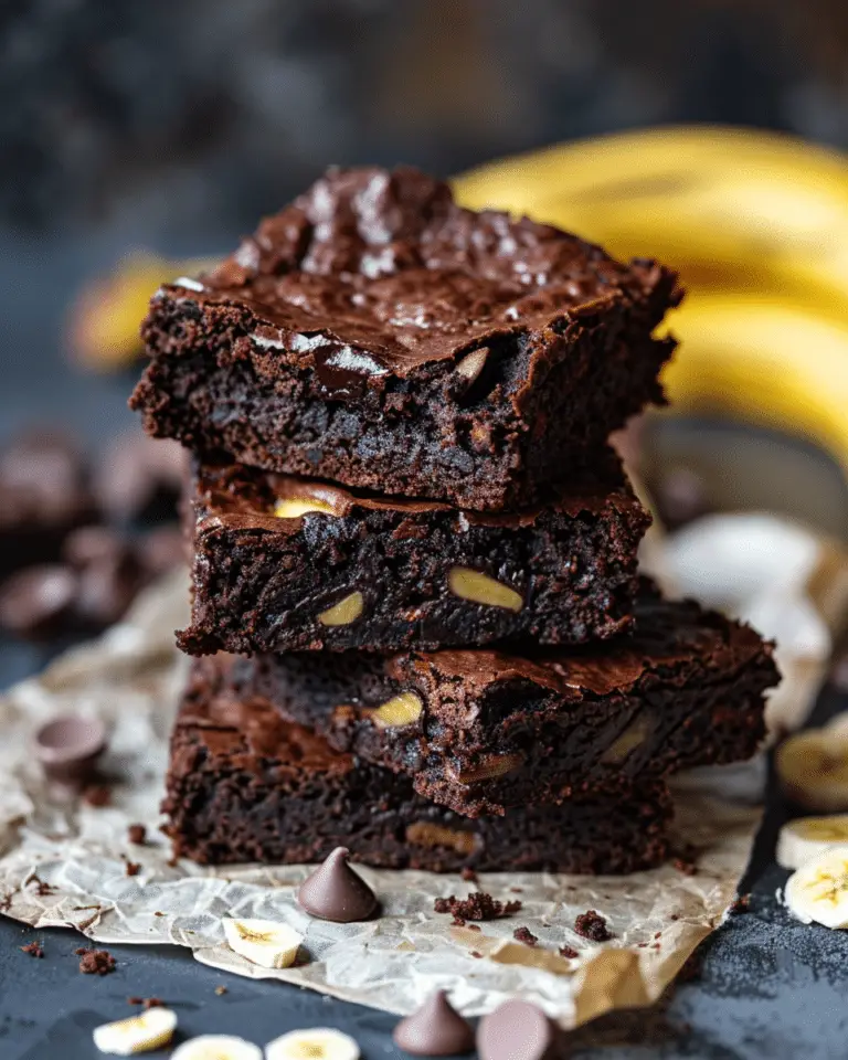 Banana Brownies – Super Moist