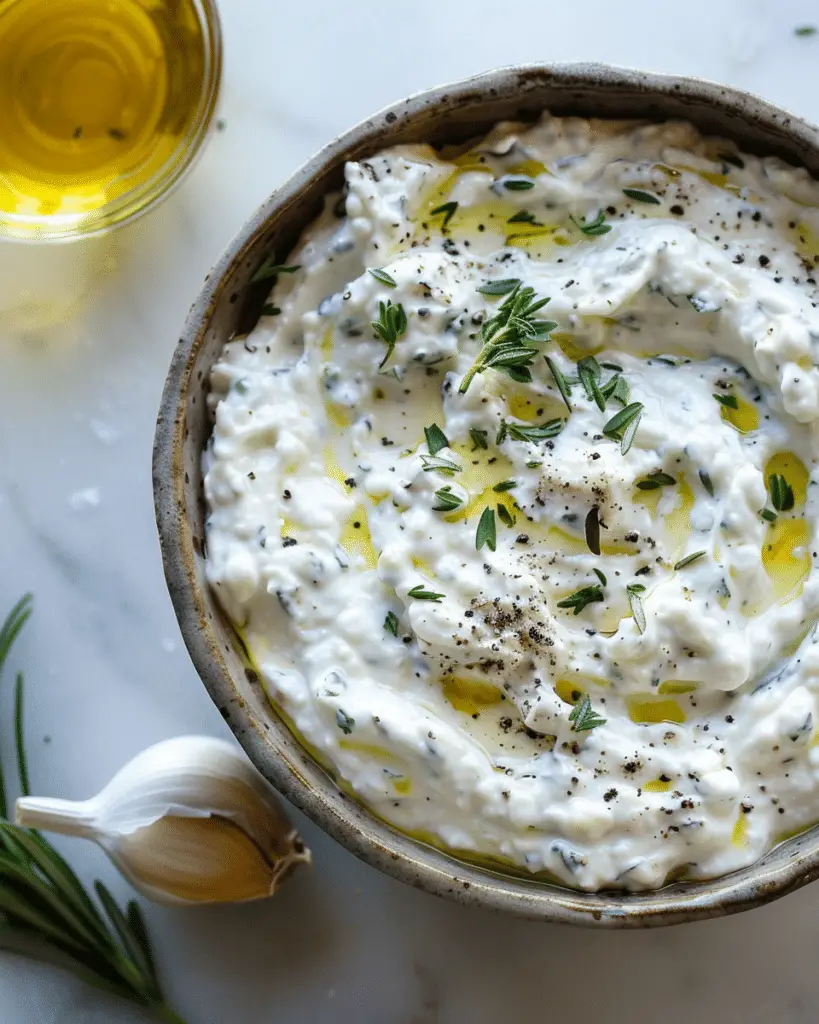 5‑Minute Herb and Garlic Dip with Greek Yogurt