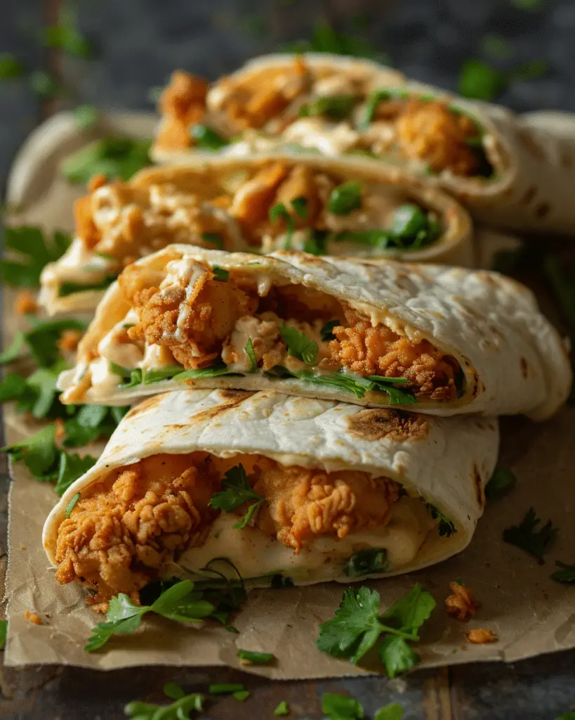 Crispy Chicken Wraps