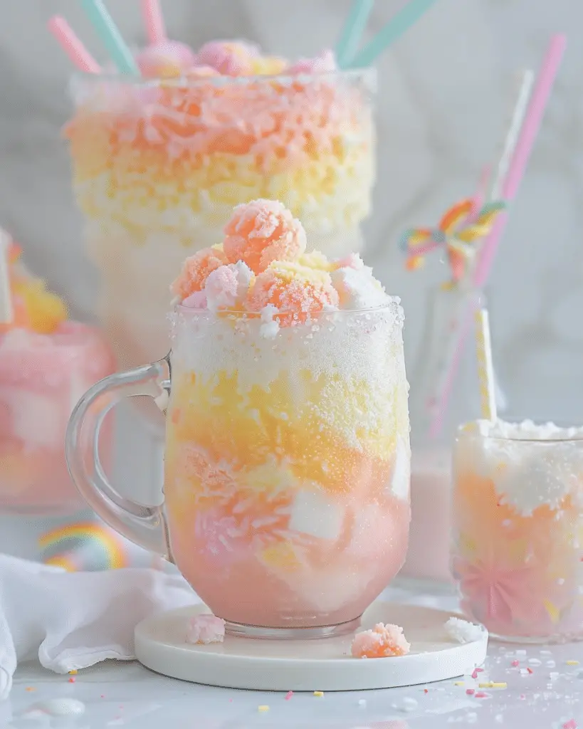Rainbow Sherbet Punch