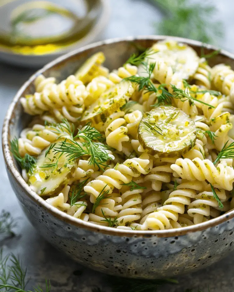Dill Pickle Pasta Salad