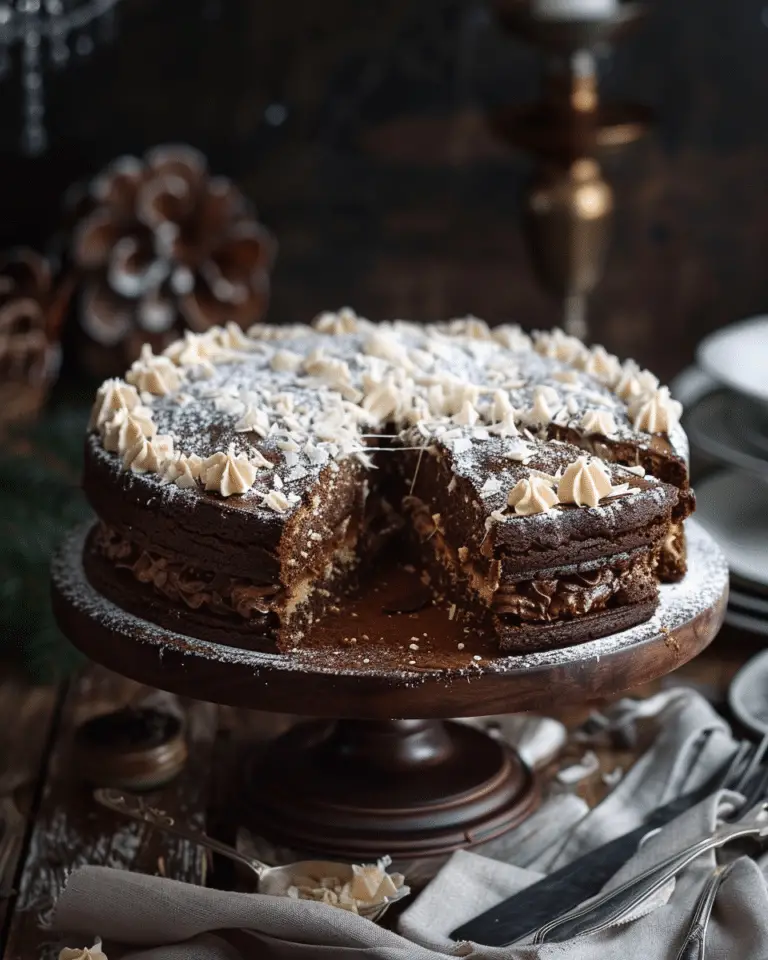 Kalter Hund (German Chocolate Biscuit Cake)