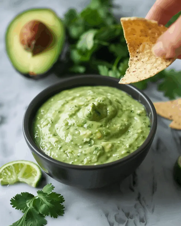 Creamy Avocado Cilantro Lime Sauce