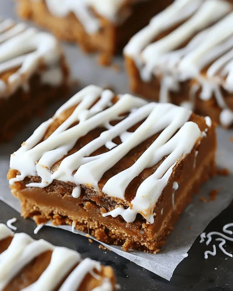 Gingerbread Cookie Bars Recipe