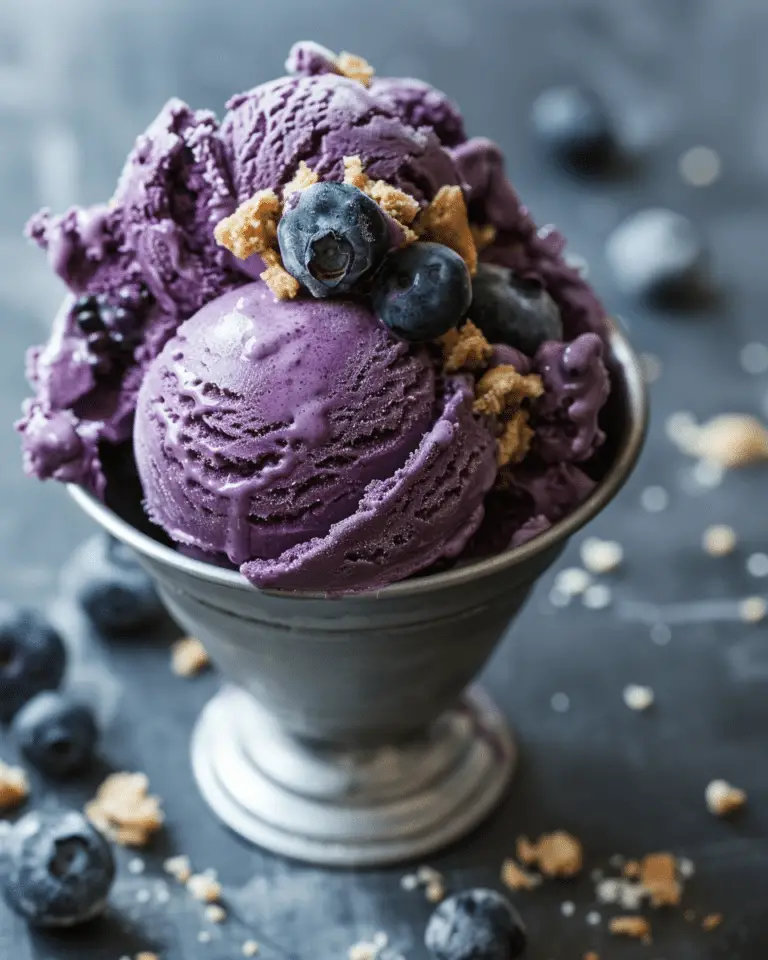 Blueberry Cheesecake Ice Cream