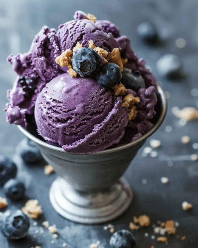 Blueberry Cheesecake Ice Cream