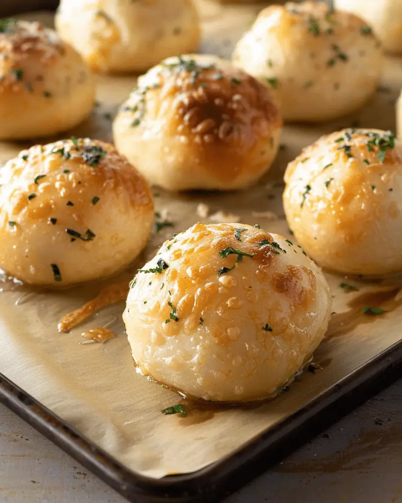 Garlic Cheese Bombs