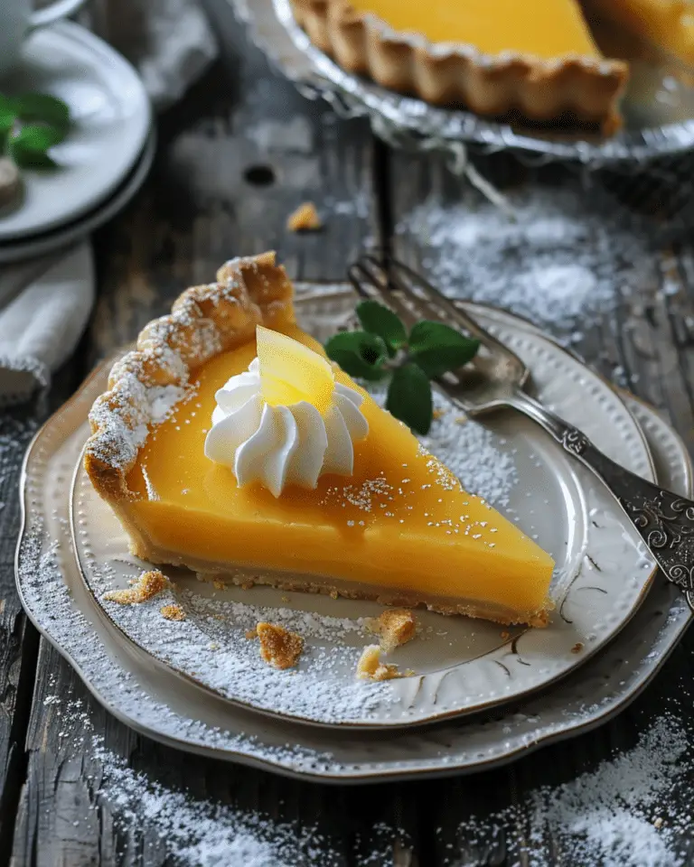 Mango Curd Tart