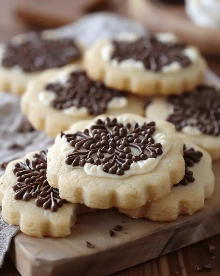 Nanaimo Bar Sugar Cookies with Custard Icing