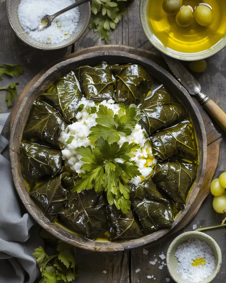 Irresistible Stuffed Grape Leaves