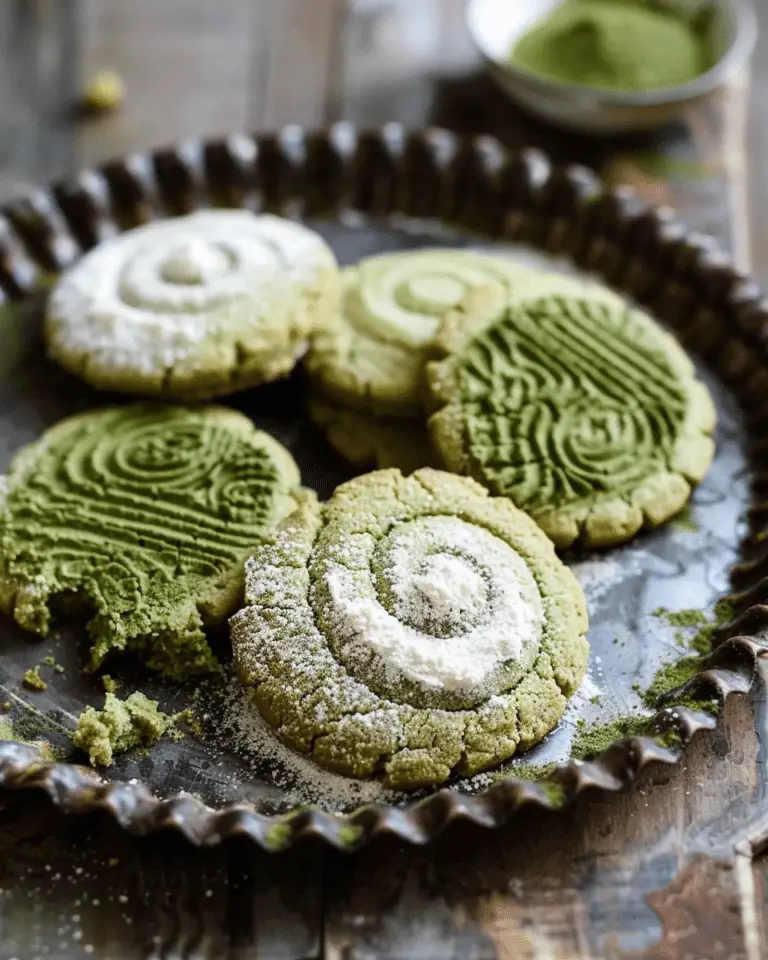 Matcha Latte Cookies With Sugar Cookie Texture