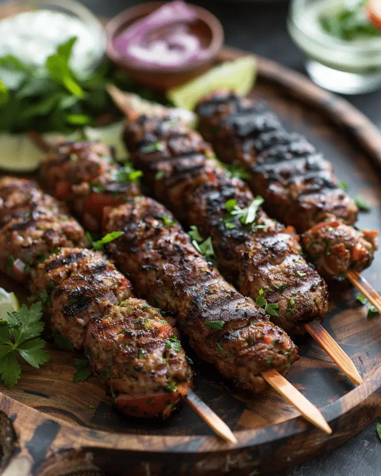 Middle Eastern Kofta Kebabs