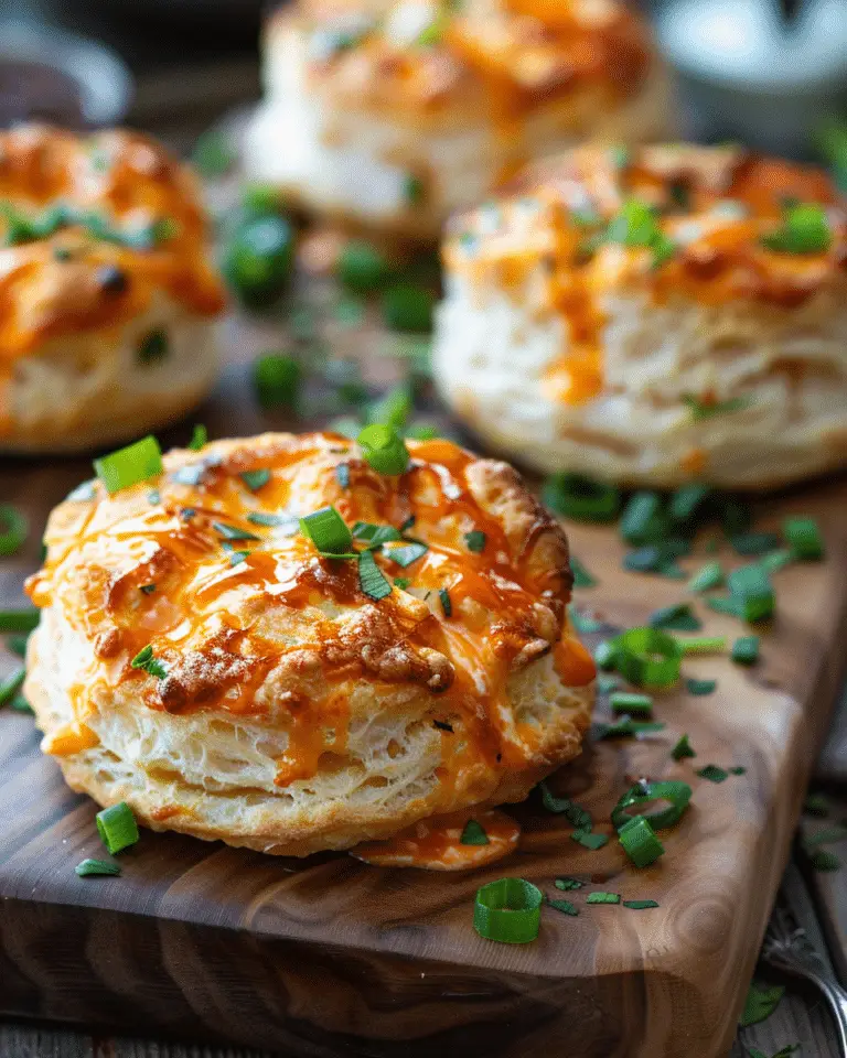 Buffalo Chicken Biscuit Bombs
