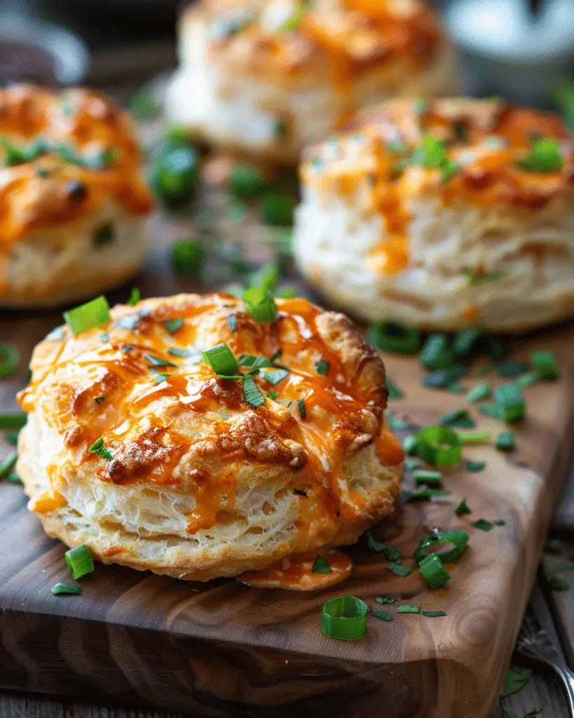 Buffalo Chicken Biscuit Bombs