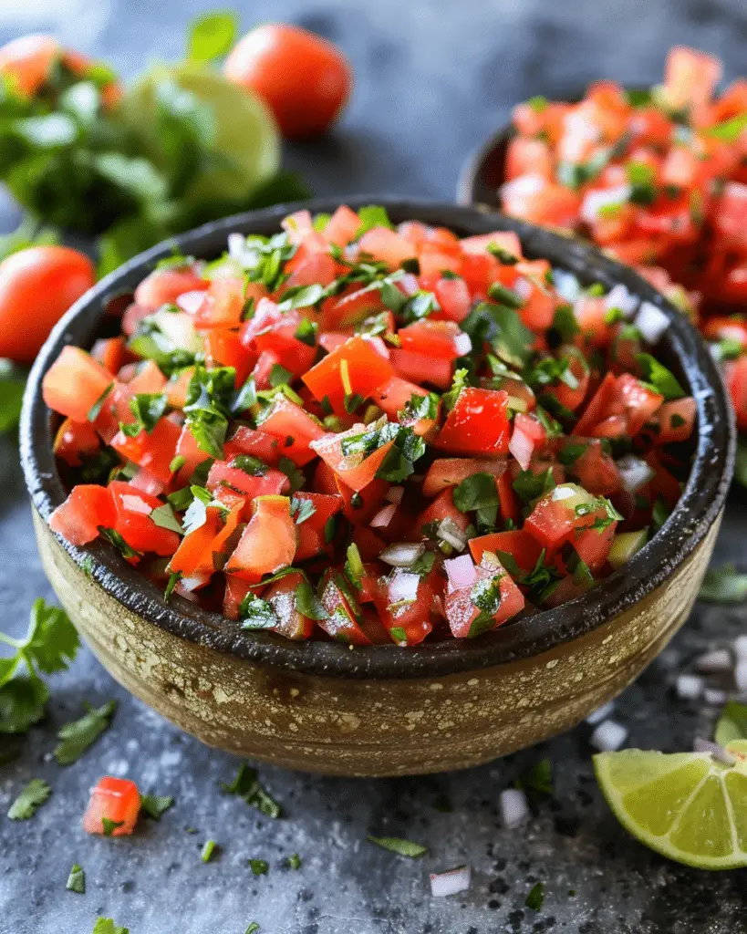 Two-Minute Easy Pico de Gallo: Fresh, Flavorful Fiesta