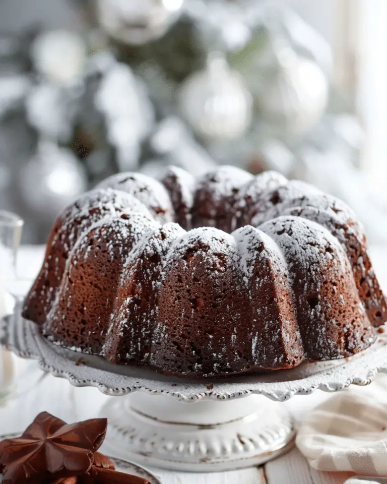 Gingerbread Bundt Cake