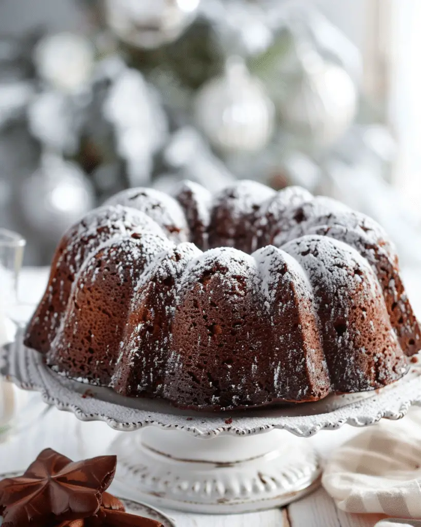 Gingerbread Bundt Cake