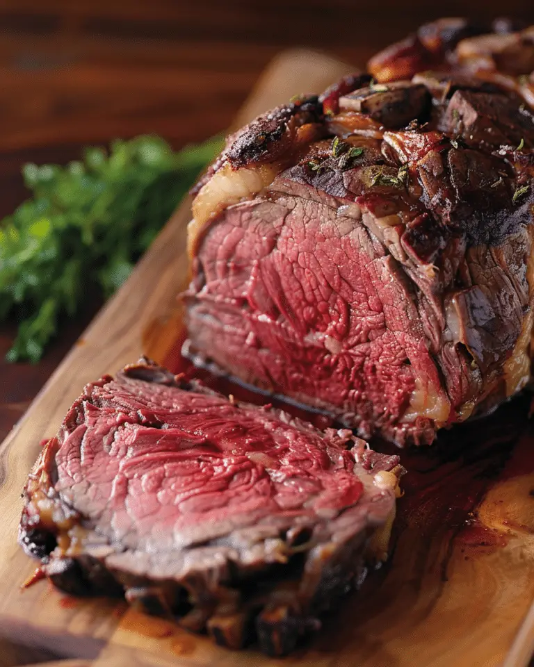 Garlic Peppercorn Crusted Beef Tenderloin