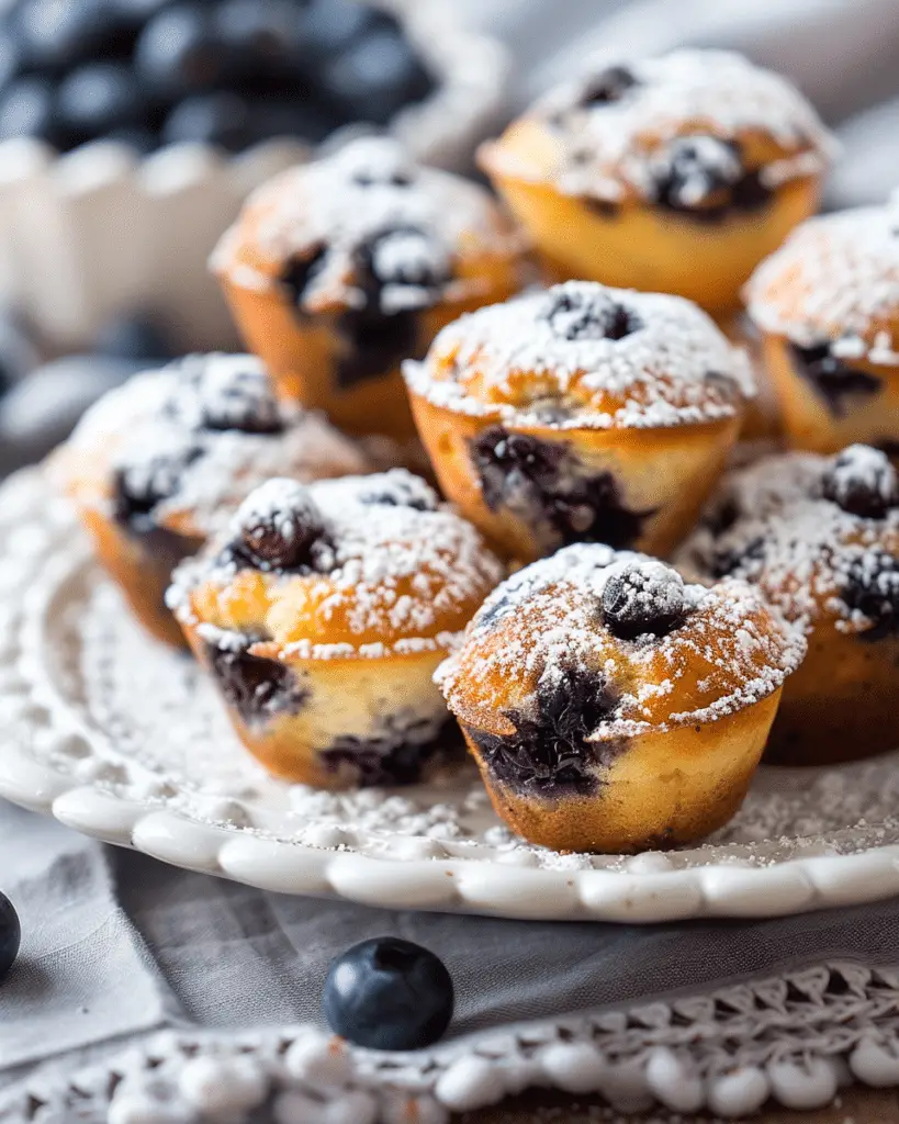 Baked Blueberry Fritter Bites