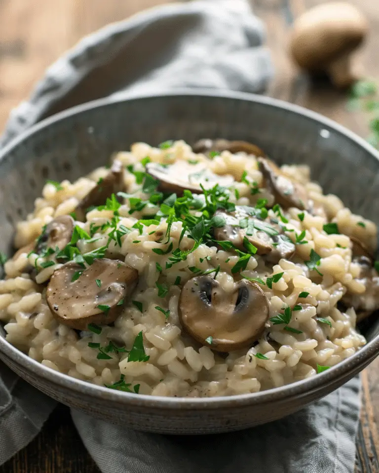 Creamy Mushroom Risotto
