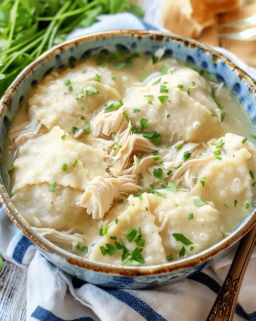 Homemade Chicken and Dumplings