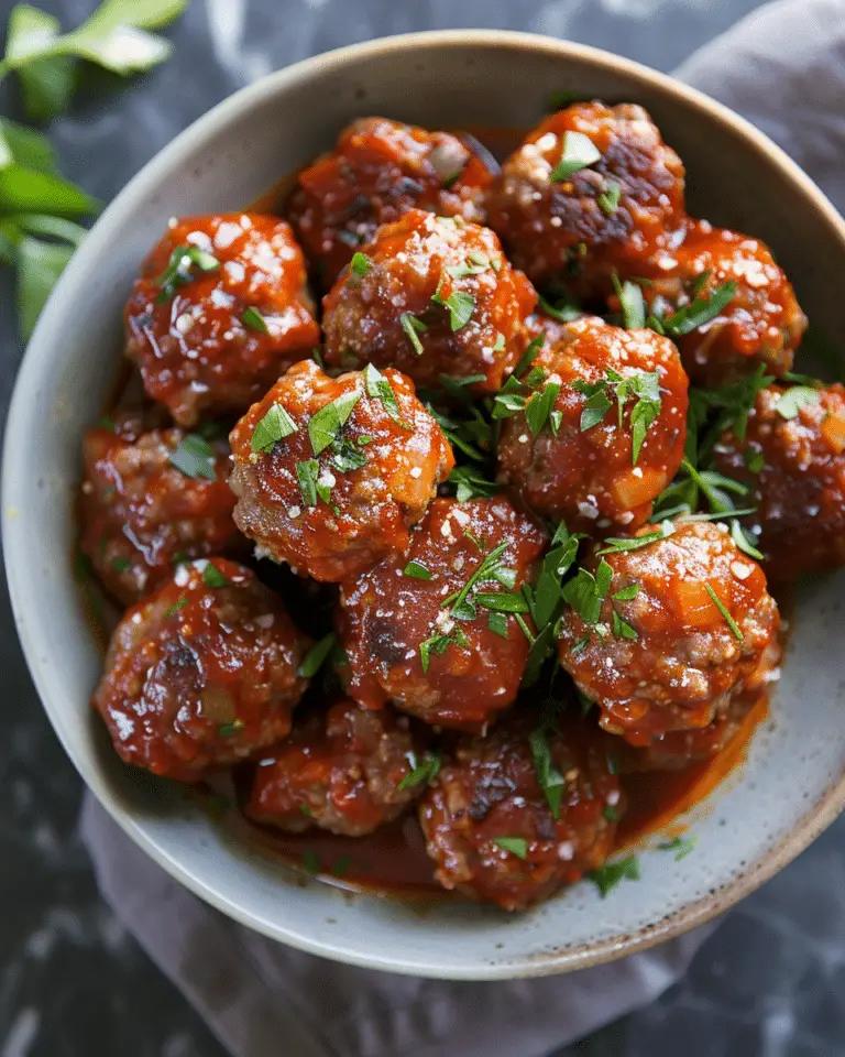 3 Ingredient Cocktail Meatballs