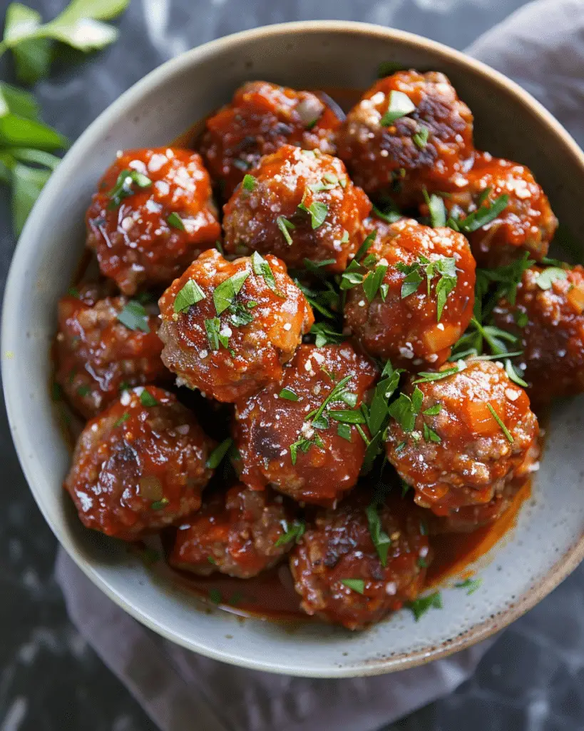 3 Ingredient Cocktail Meatballs