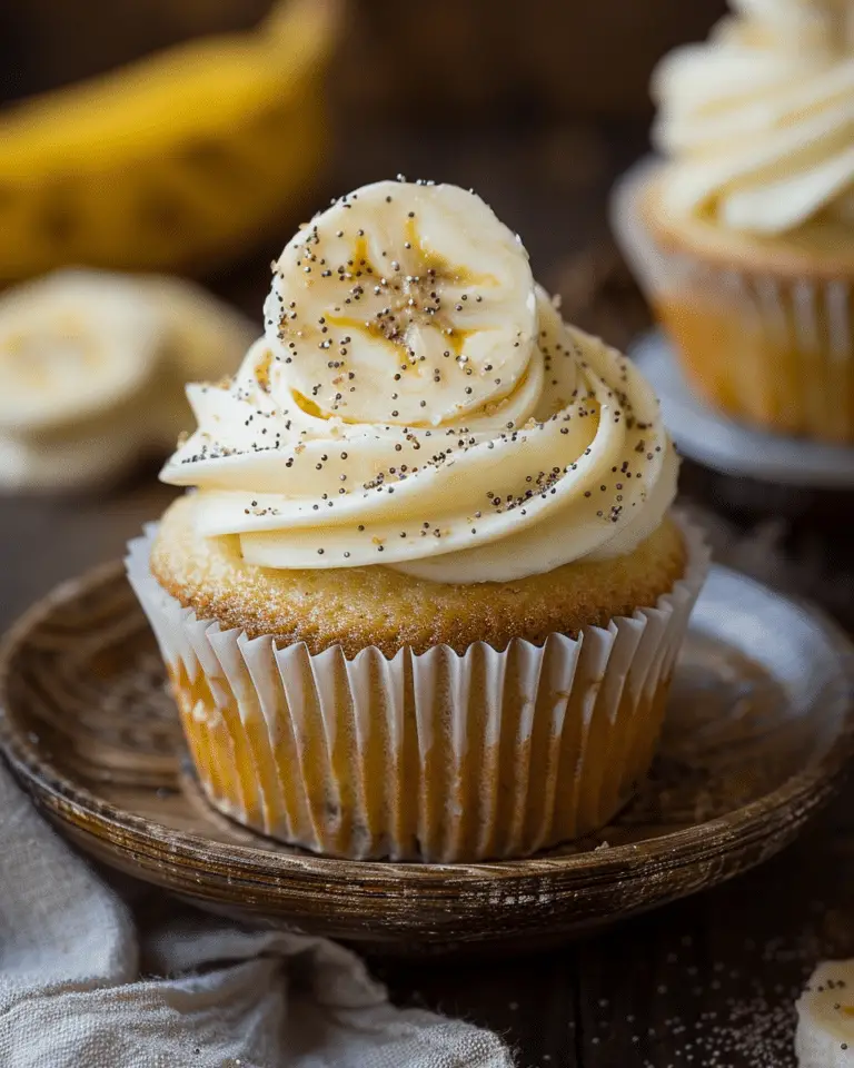 Irresistible Banana Cupcakes: A Sweet Delight