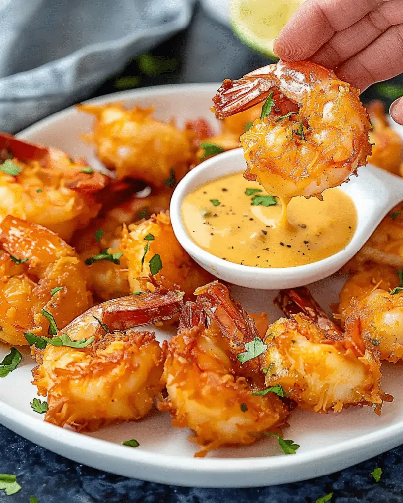 Coconut Shrimp / Prawns with Spicy Thai Mango Sauce