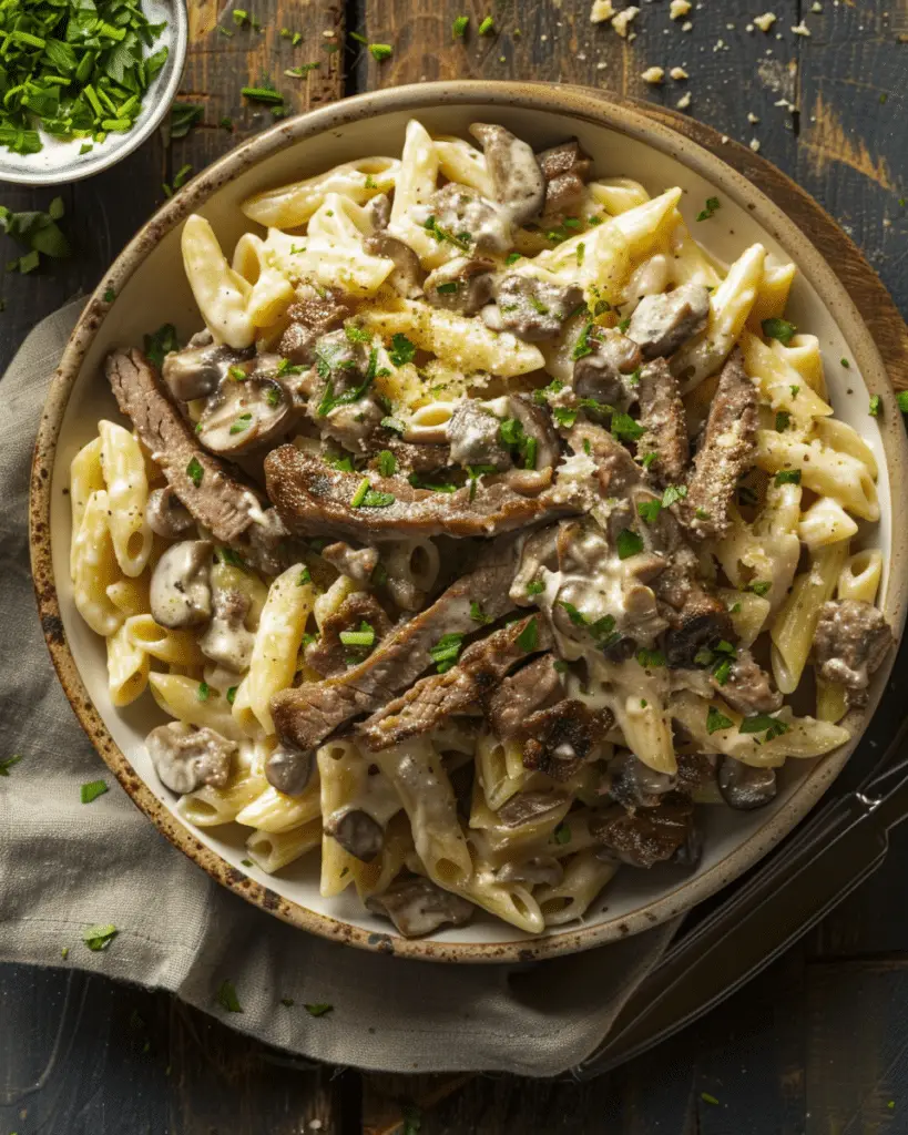 best Philly Cheesesteak Pasta