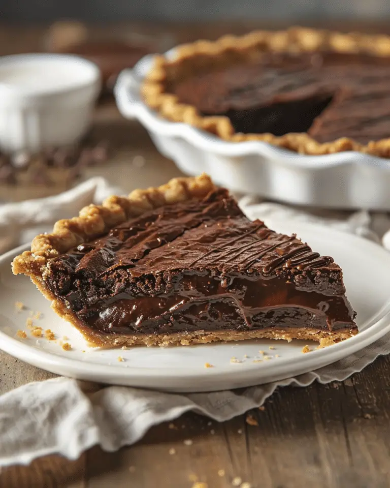Decadent Caramel Brownie Pie