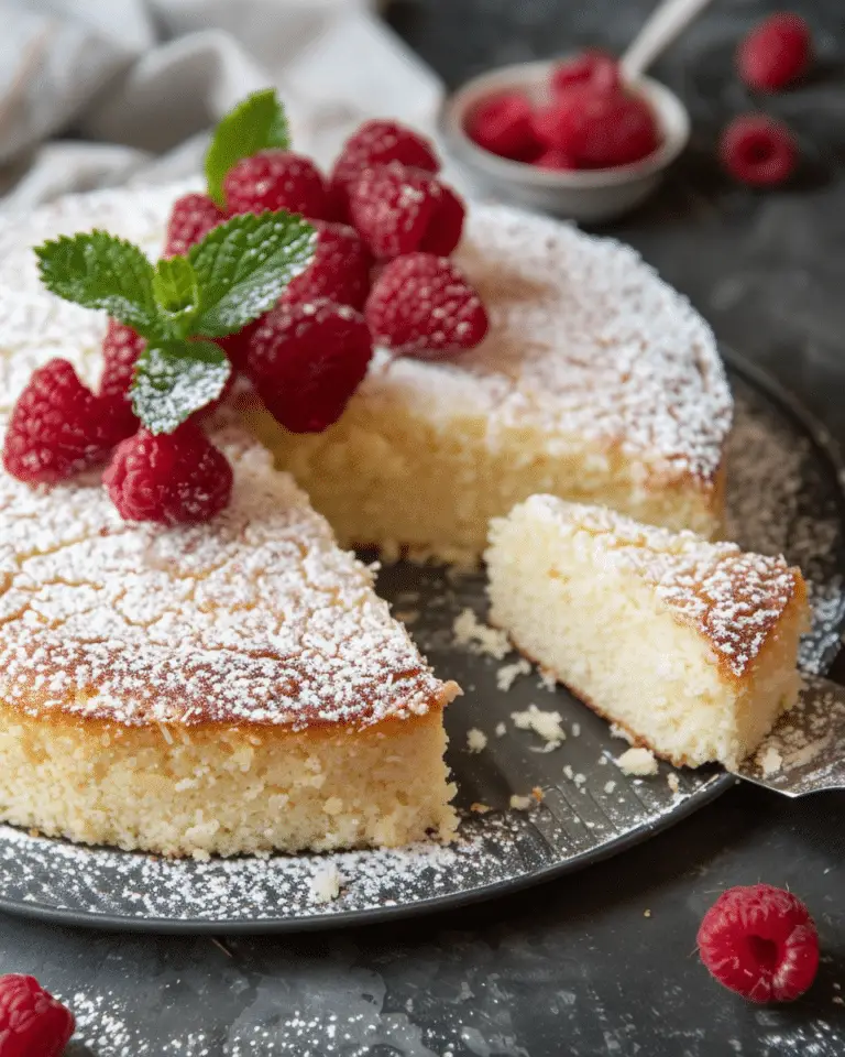 Flourless Coconut Greek Yogurt Cake